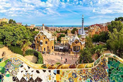 Parque Güell de Barcelona, una de las obras más importantes de Gaudí