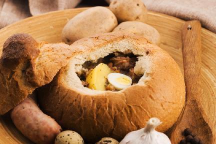 Borshch blanco, plato tradicional polaco