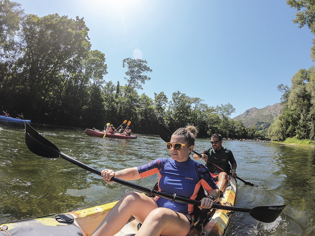 Descenso del sella en piragua