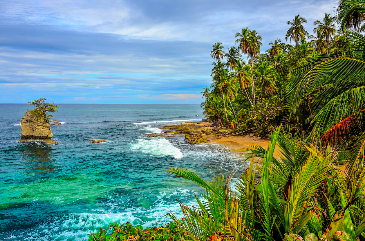 Playa en Manzanillo, Costa Rica