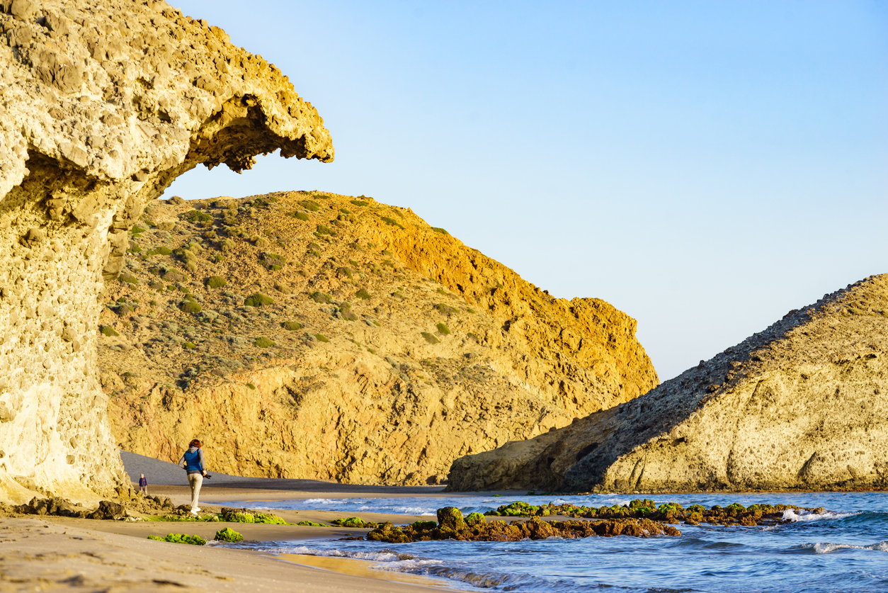 Playa de Mónsul en Cabo de Gata, Almería
