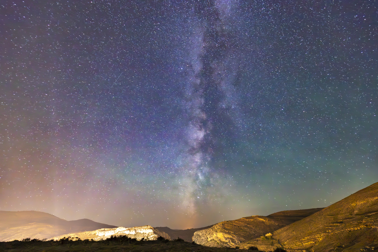 Cielo estrellado en Albarracín, Teruel